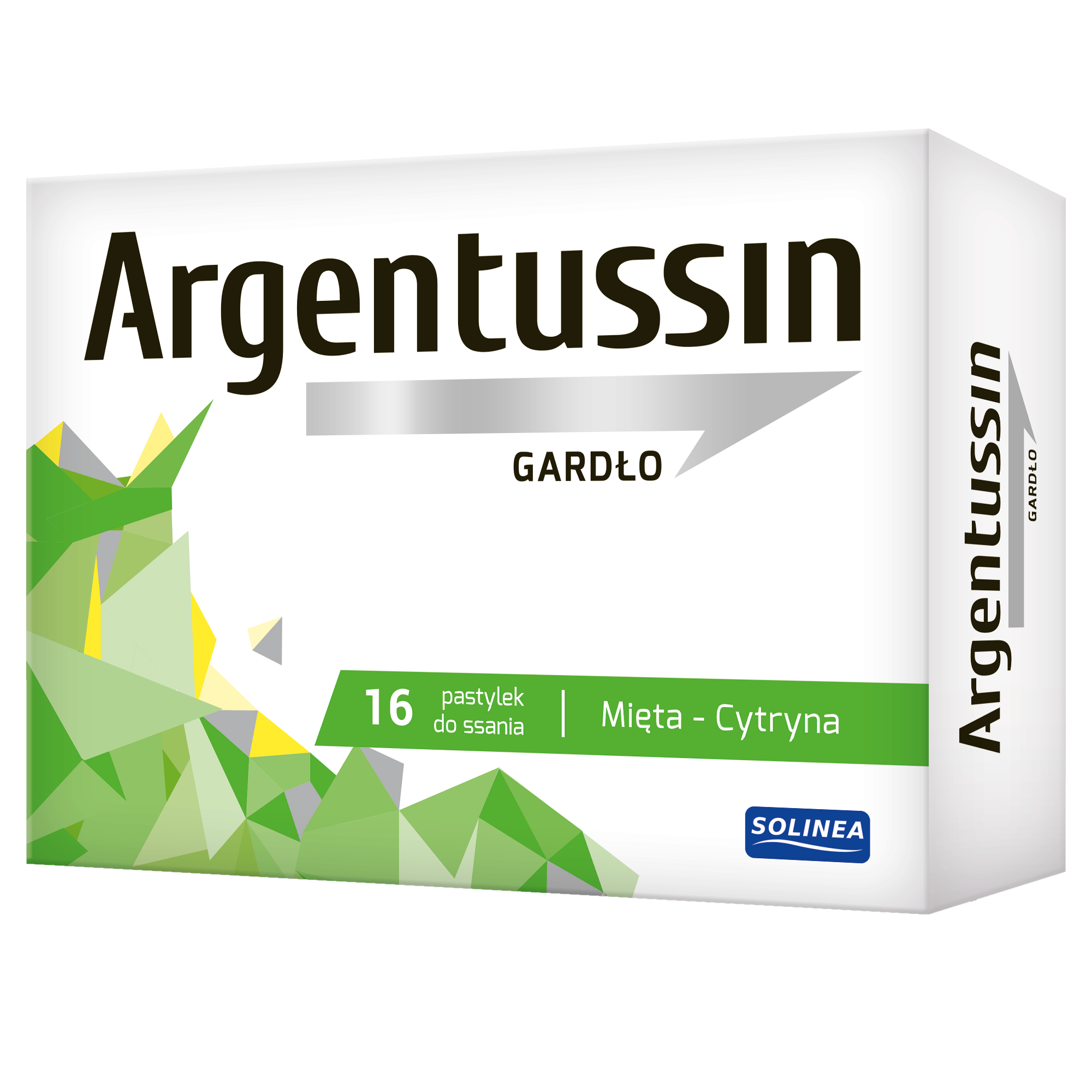 ArgenTussin Gardło smak miętowo-cytrynowy 16 pastylek   zdjęcie