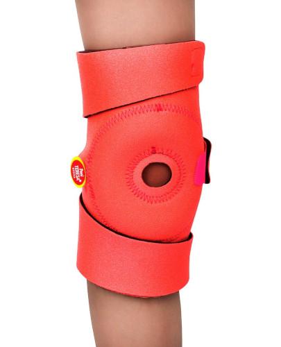 Pani Teresa Medica Young Stabilizator kolana dla dzieci Koralowy 24-30 cm, 1 sztuka [PT 0338] zdjęcie