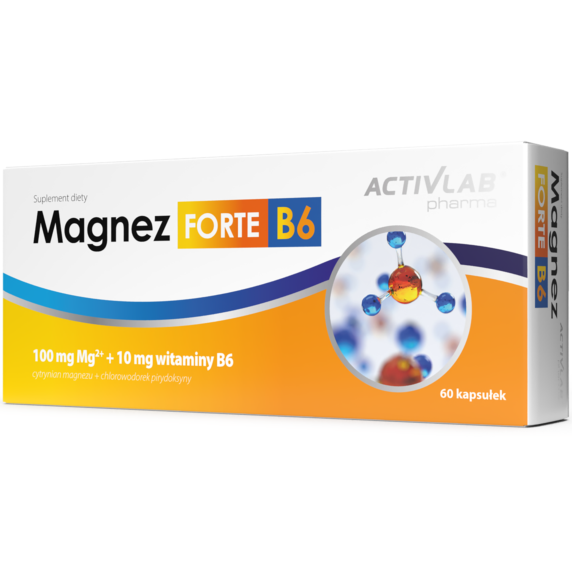 ActivLab Pharma, Magnez Forte B6, kapsułki, 60 sztuk