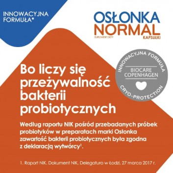 OSŁONKA NORMAL , 10 kaps., cena, wskazania, właściwości