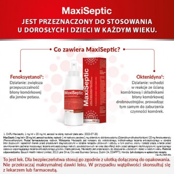 MAXISEPTIC Aerozol na skórę - 250 ml