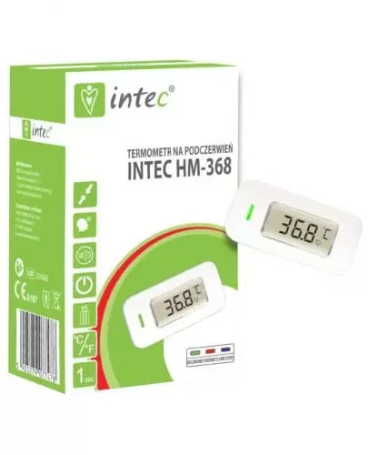 Intec Termometr na podczerwień HM-368 - 1 szt. Do pomiaru temperaruty ciała - cena, opinie, stosowanie  zdjęcie