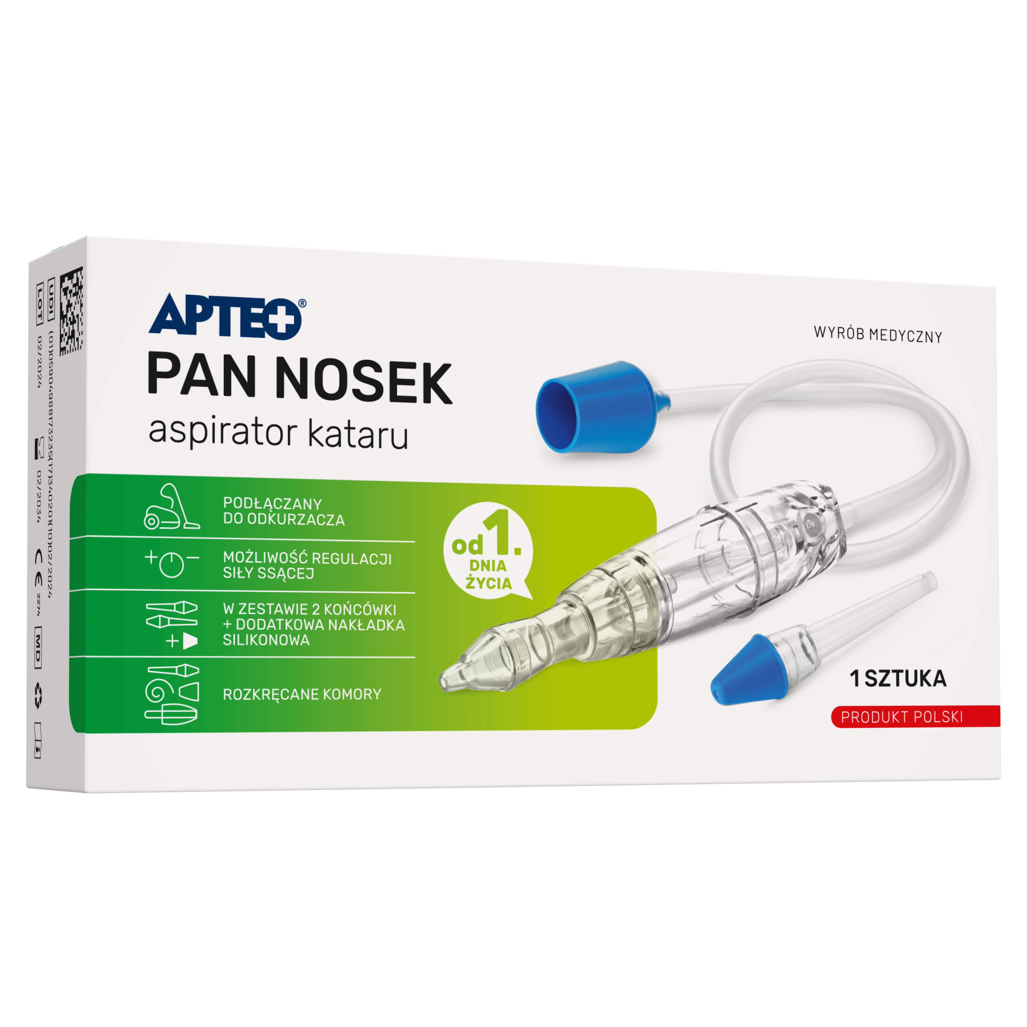 Apteo Pan Nosek Aspirator kataru 1 sztuka zdjęcie