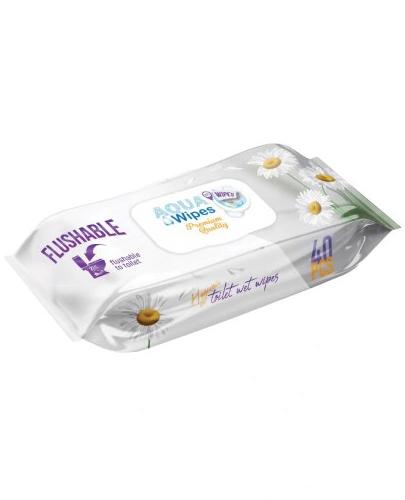 Aqua Wipes Premium Mokry Papier toaletowy, 40 szt., cena, opinie, właściwości  zdjęcie