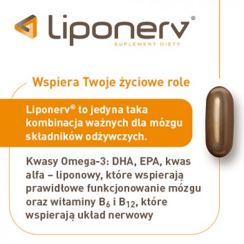 Liponerv, kapsułki miękkie, 30 sztuk
