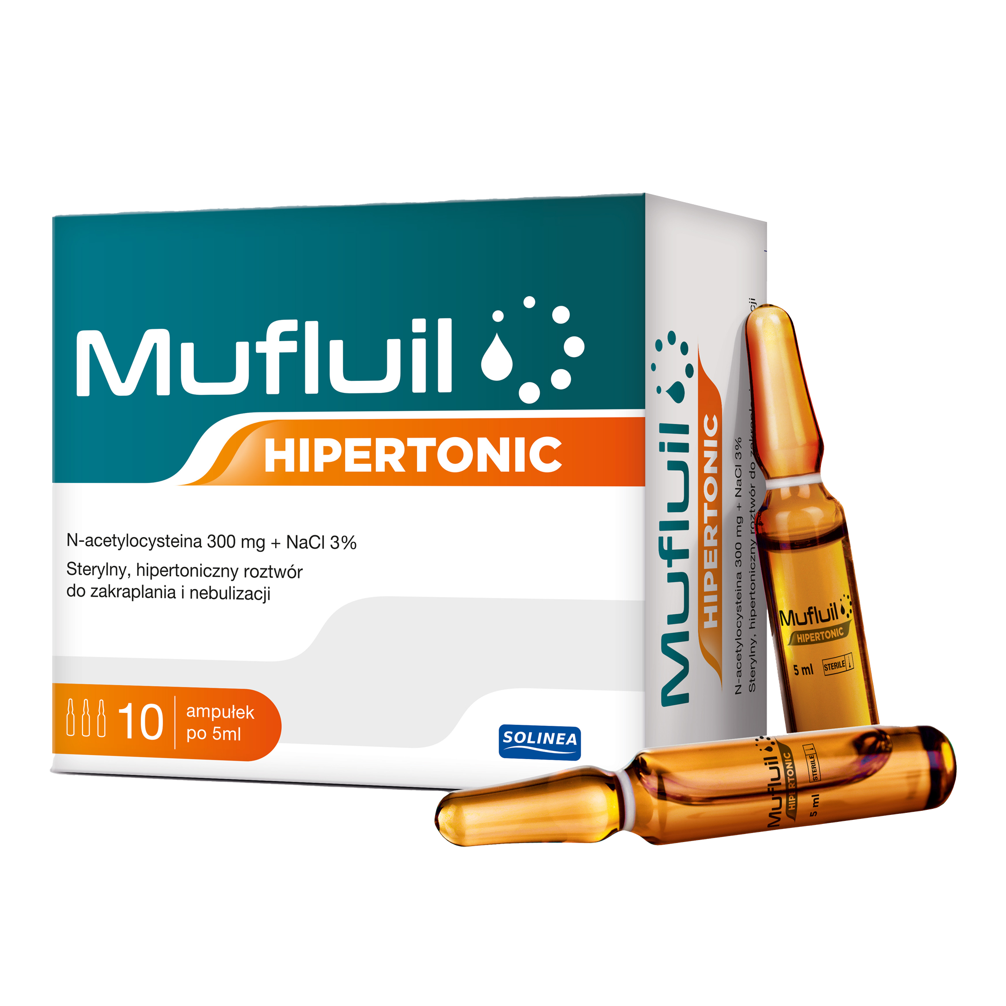 Mufluil Hipertonic, 10 ampułek po 5 ml zdjęcie