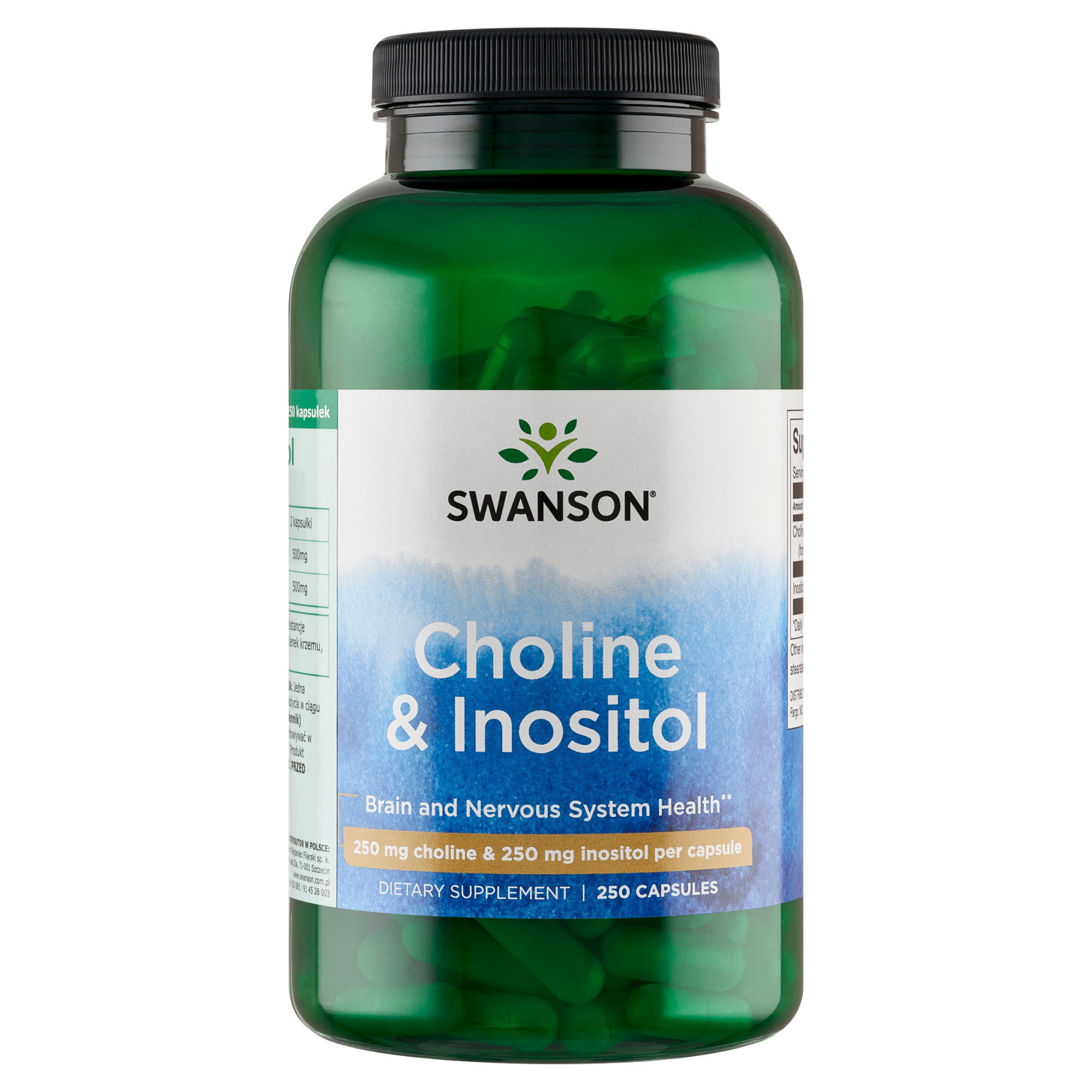 SWANSON Cholina & Inozytol - 250 kaps. zdjęcie