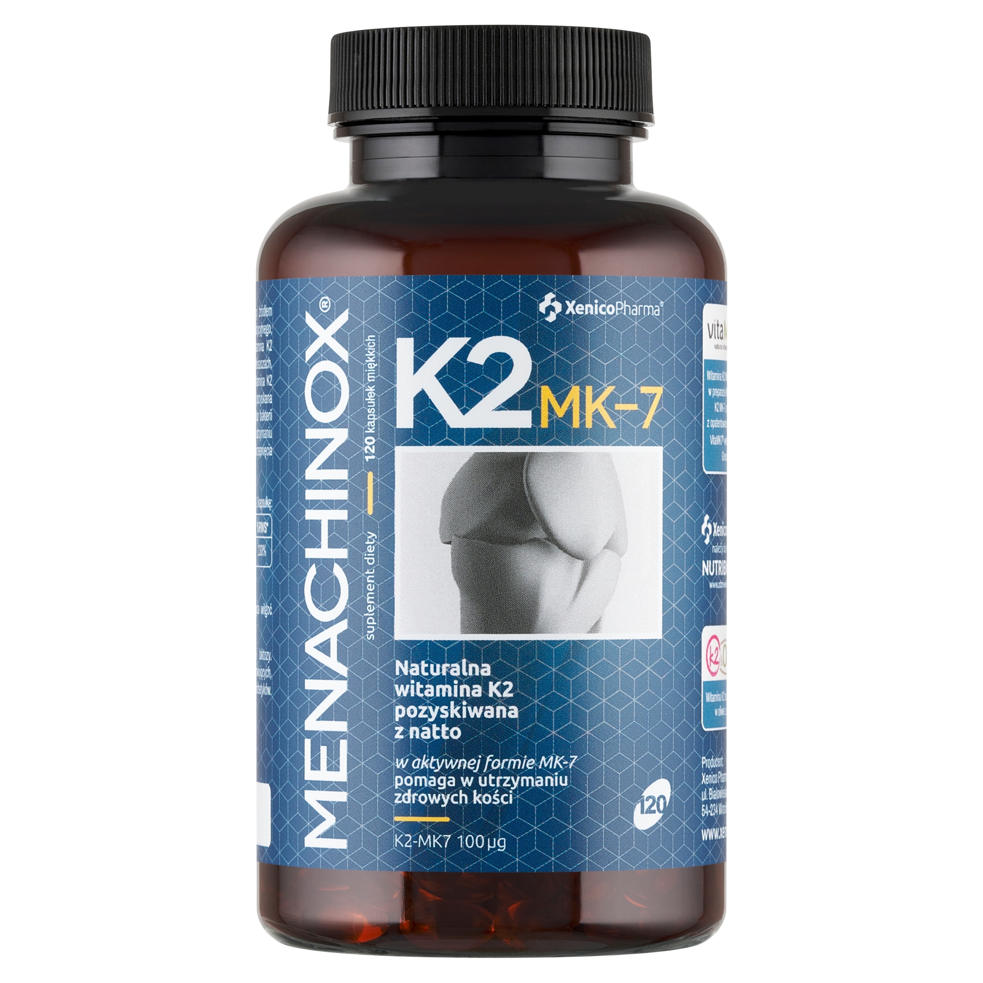 Menachinox K2-MK7, 120 kapsułek zdjęcie