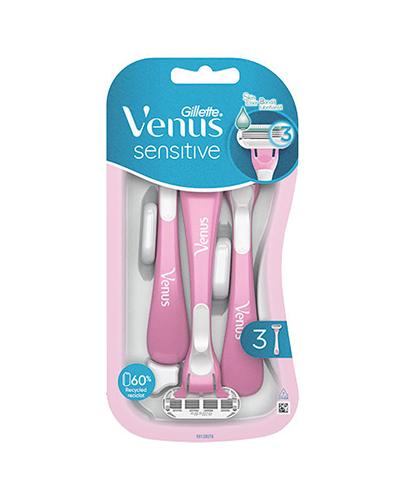 Gillette Simply 3 Sensitive Maszynka jednorazowa do golenia, 3 szt., cena, opinie, wskazania zdjęcie
