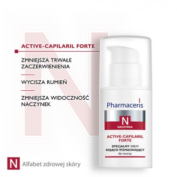 PHARMACERIS N ACTIV CAPILARIL Krem do twarzy kojąco-wzmacniajacy do twarzy, 30 ml 