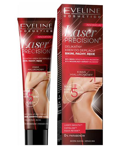 Eveline Laser Precision Krem do precyzyjnej depilacji bikini pachy ręce, 125 ml cena, opinie, właściwości zdjęcie