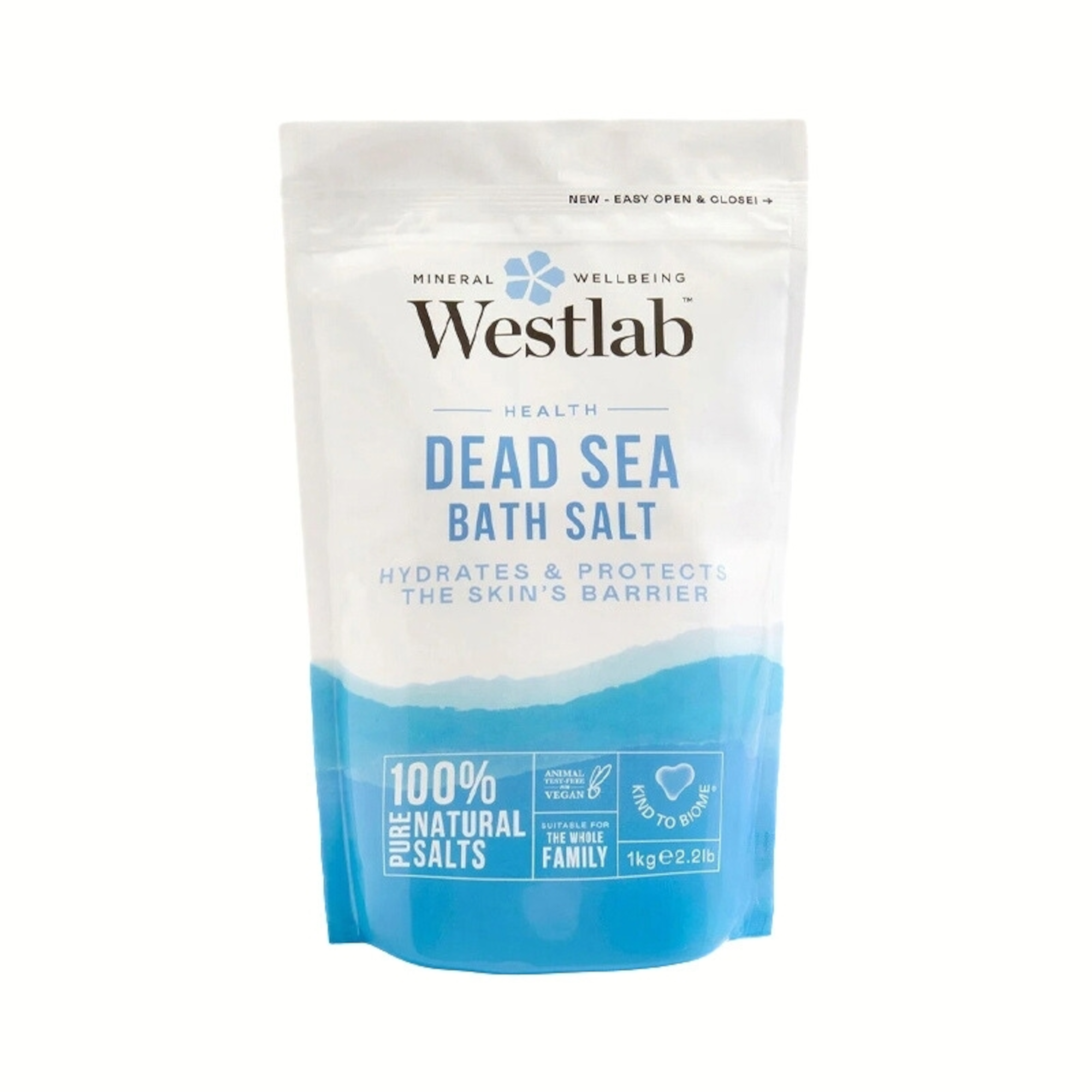 WESTLAB Łagodząca sól z Morza Martwego do kąpieli, 1 kg zdjęcie