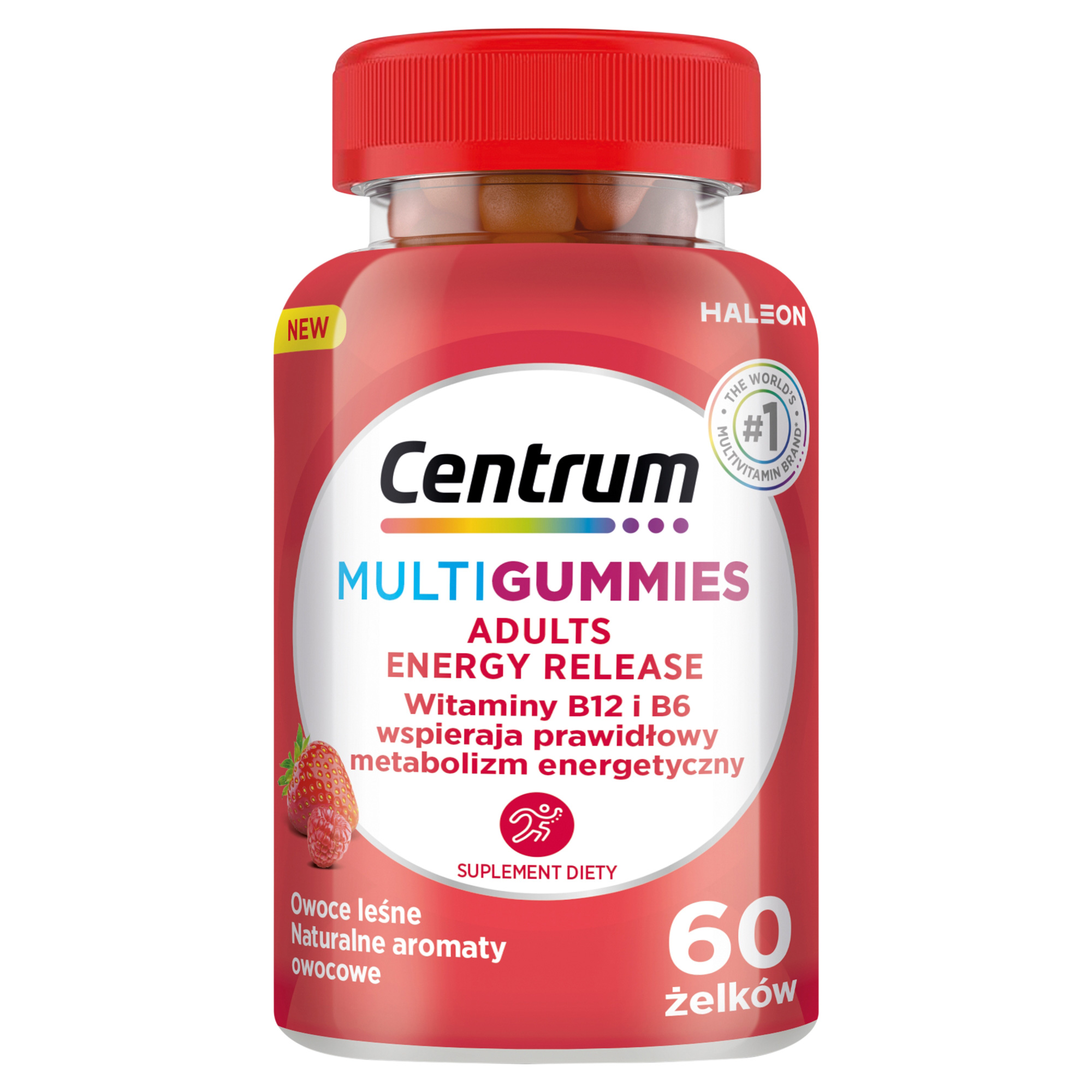 Centrum, Adult Gummies Energy, żelki, 60 sztuk zdjęcie