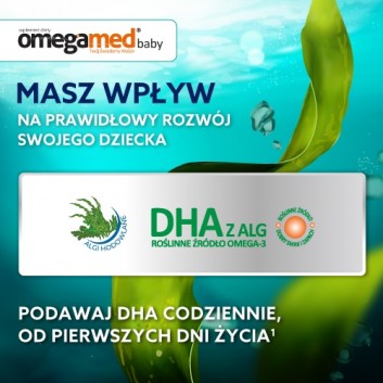 Omegamed Baby DHA z ALG dla niemowląt i dzieci 30 kapsułek