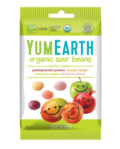 YumEarth Organic Cukierki kwaśne fasolki EKO, 50 g, cena, opinie, właściwości  zdjęcie
