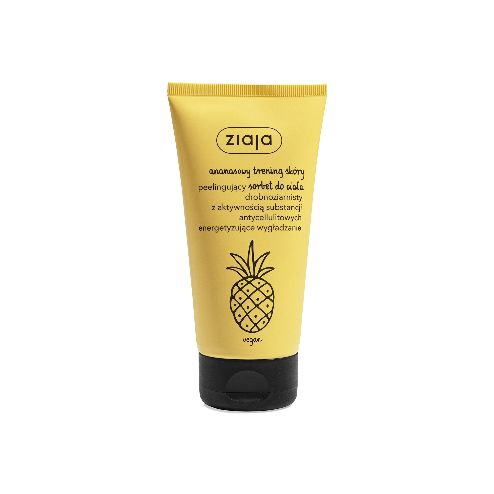 Ziaja, ananasowy trening skóry peelingujący sorbet do ciała, 160 ml zdjęcie