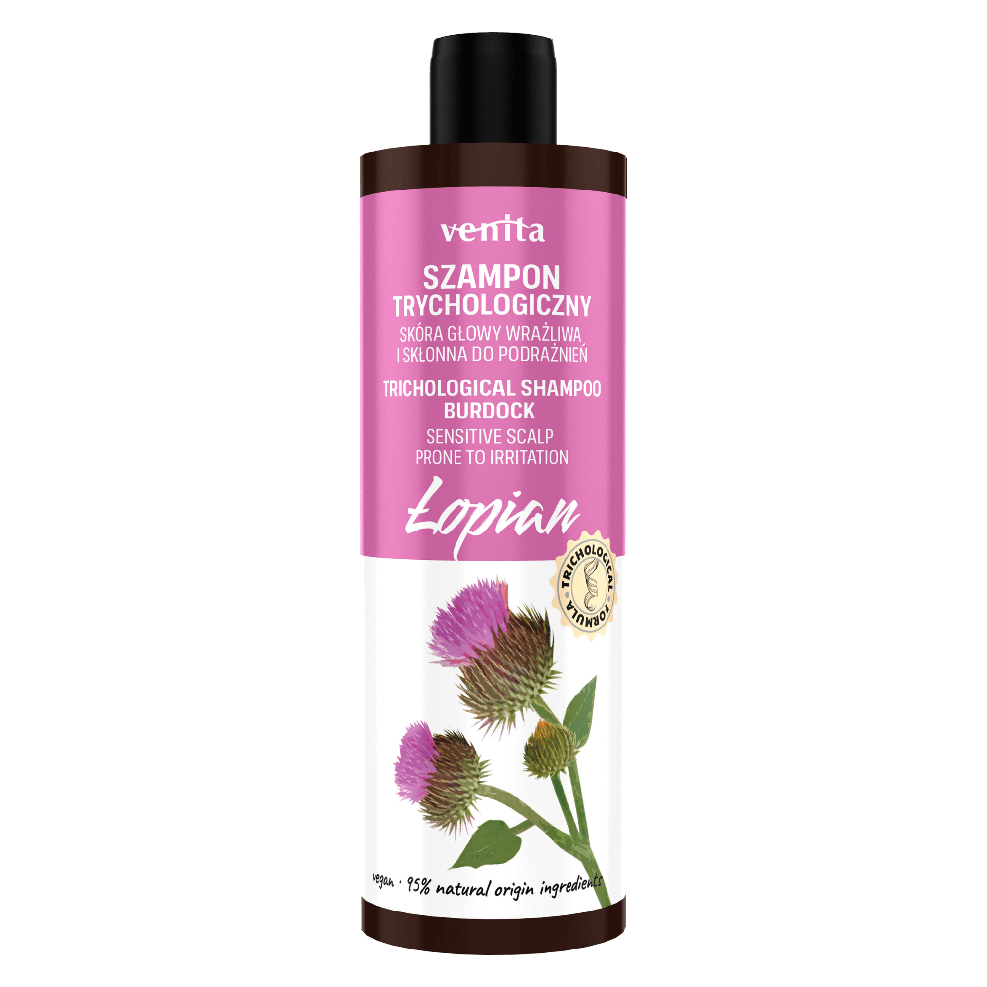 Venita Trycho Szampon Łopian, 300 ml zdjęcie