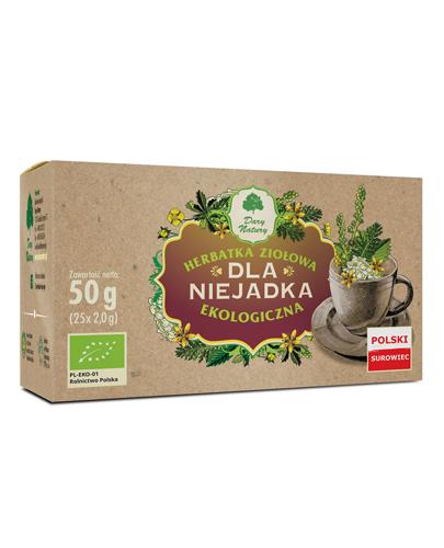 Dary Natury Ekologiczna herbatka ziołowa dla niejadka - 25 sasz. - cena, opinie, właściwości  zdjęcie