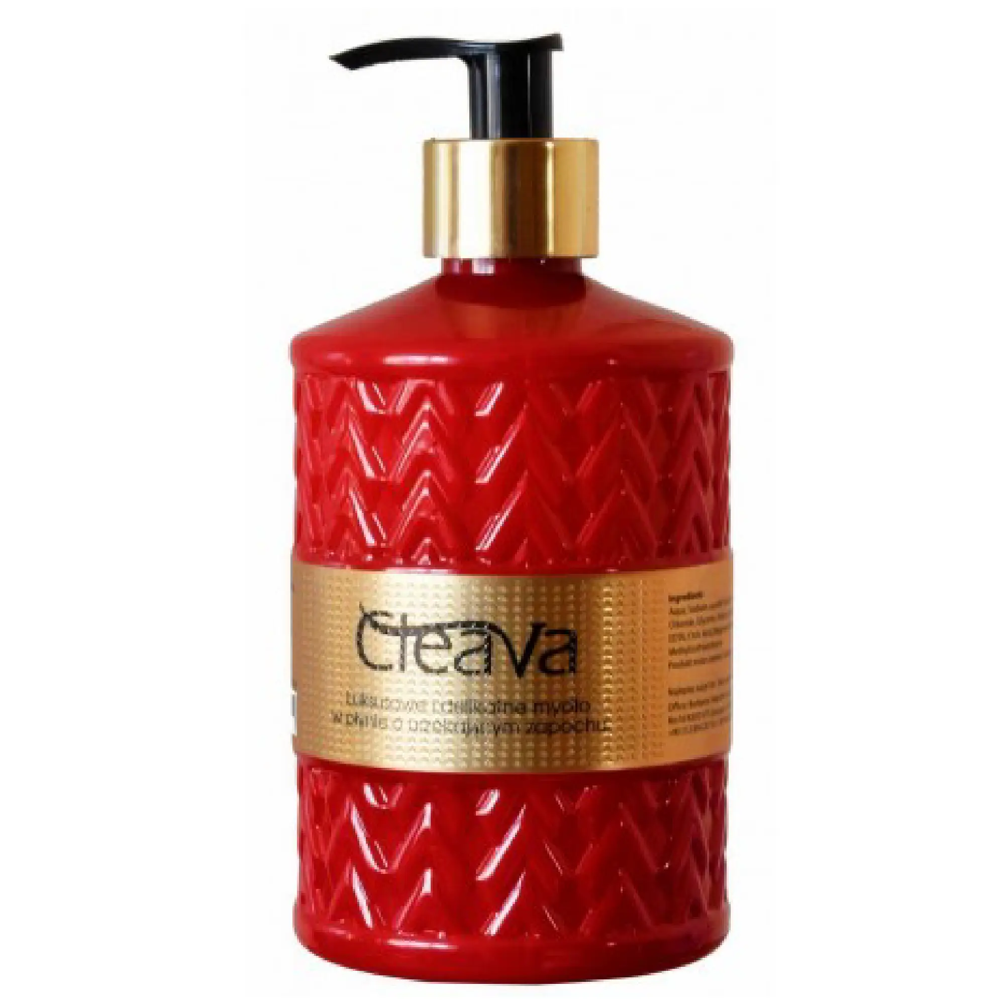 Cleava Gold, Kremowe mydło Ognista czerwień, 500 ml zdjęcie