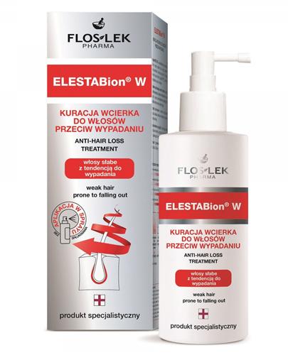 Flos-lek Elastabion W Kuracja wcierka do włosów przeciw wypadaniu - 100 ml Do włosów słabych i wypadających - cena, opinie, stosowanie  zdjęcie