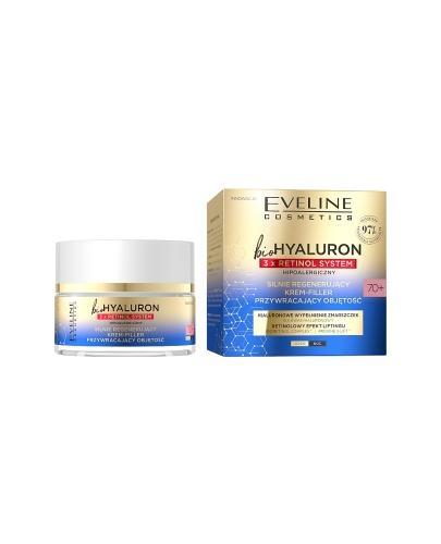 Eveline Silnie regenerujący krem-filler przywracający objętość 70+, 50 ml zdjęcie