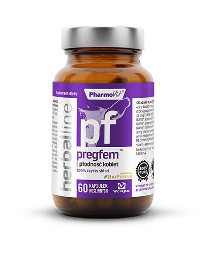PharmoVit Pregfem płodność kobiet, 60 kaps., cena, opinie, właściwości  zdjęcie