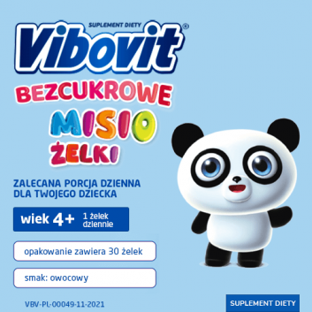 Vibovit, bezcukrowe misio żelki, 30 sztuk