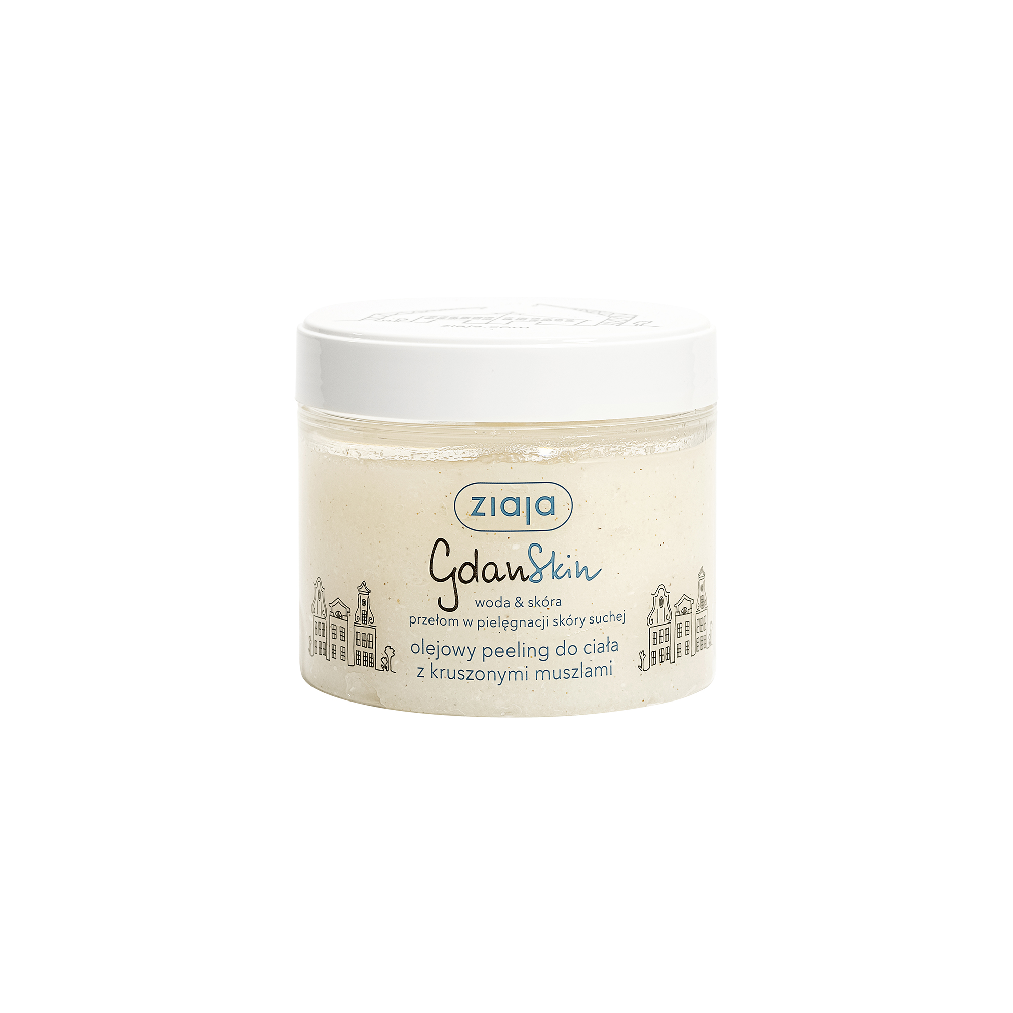 Ziaja GdanSkin Olejowy peeling do ciała z kruszonymi muszlami, 300 ml zdjęcie