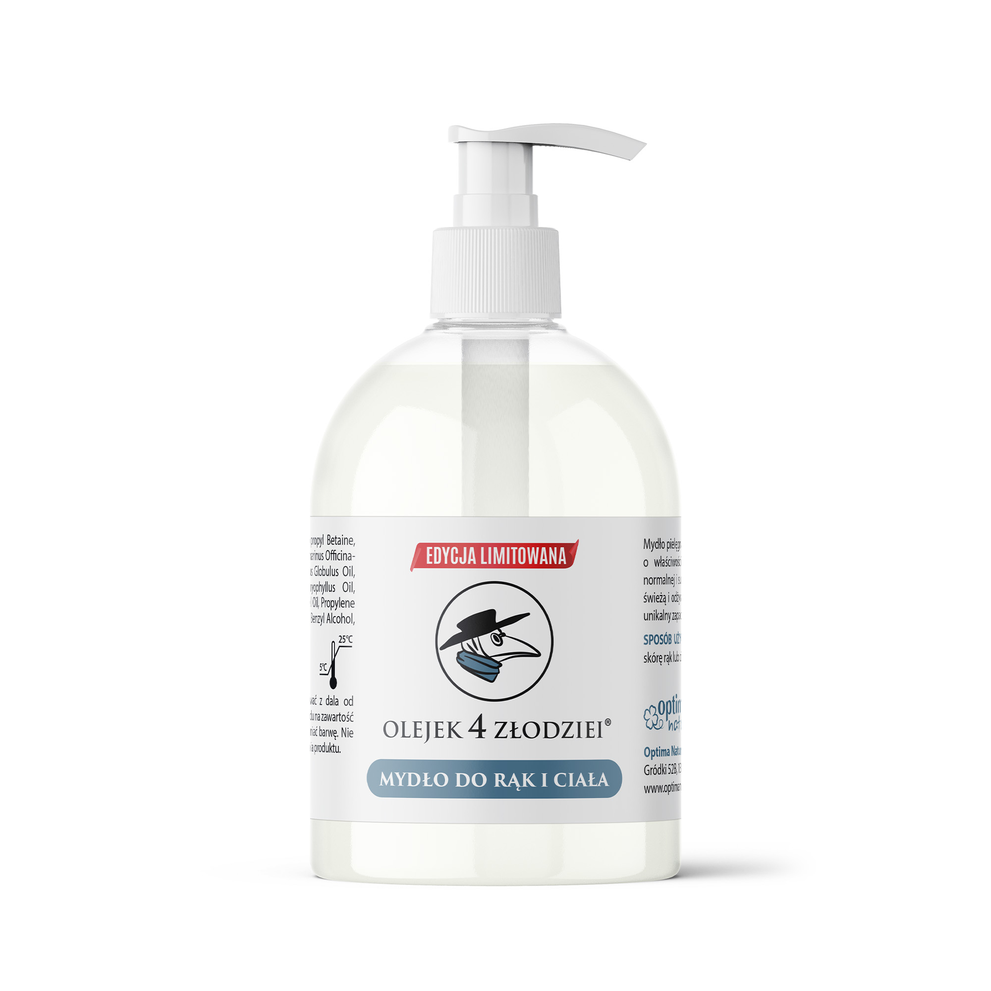 Optima Natura Olejek 4 Złodziei Mydło do rąk i ciała, 300 ml zdjęcie
