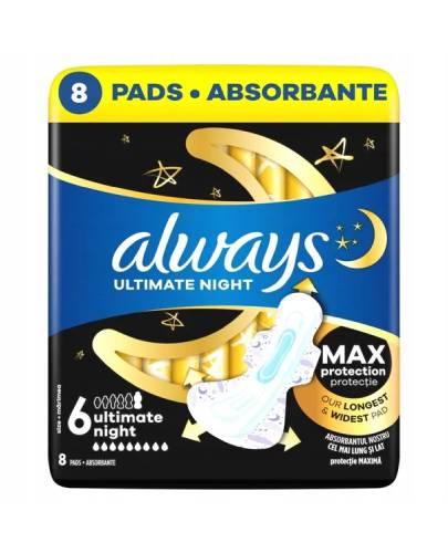 Always Ultimate Night, podpaski ze skrzydełkami 6, 8 sztuk zdjęcie