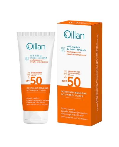 Oillan Sun ochronna emulsja do twarzy i ciała SPF 50 100 ml zdjęcie