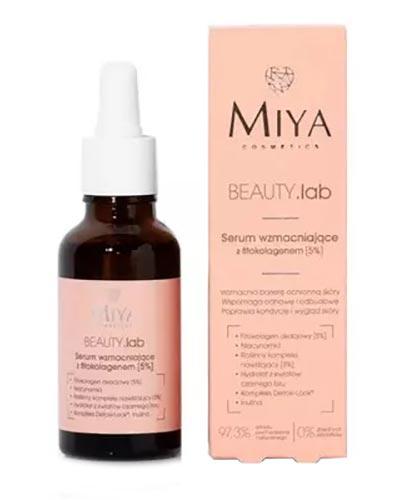 Miya Beauty.lab  Serum wzmacniające z fitokolagenem 5%, 30 ml, cena, opinie, stosowanie zdjęcie
