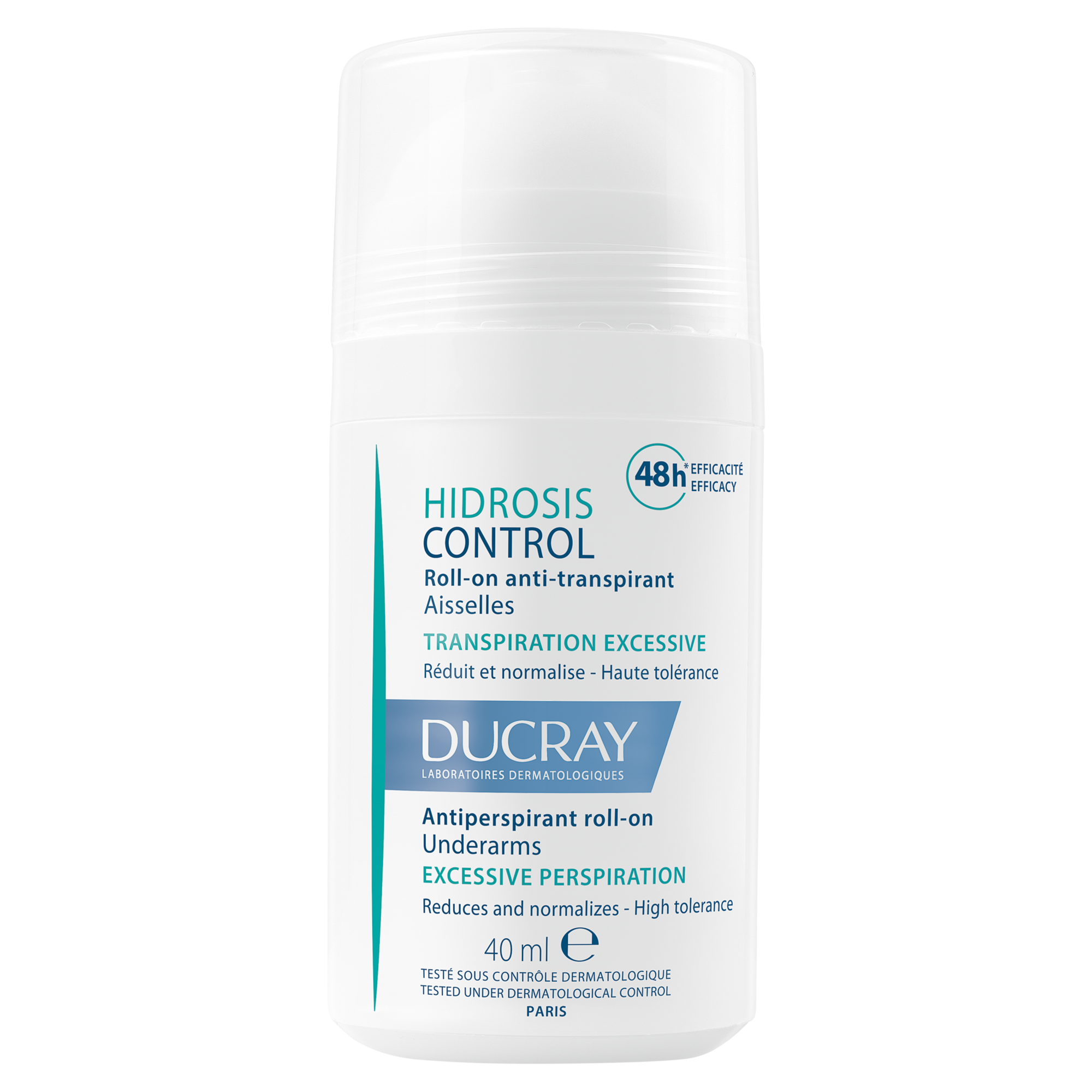 Ducray Hidrosis Control Antyperspirant w kulce do skóry pod pachami nadmierna potliwość, 40 ml zdjęcie