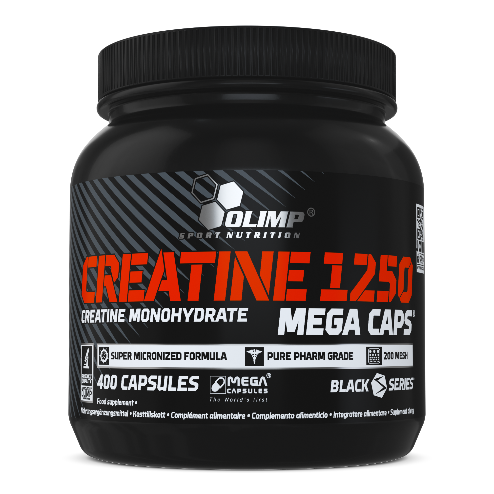Olimp, Creatine 1250 Mega Caps®, 400 kapsułek zdjęcie