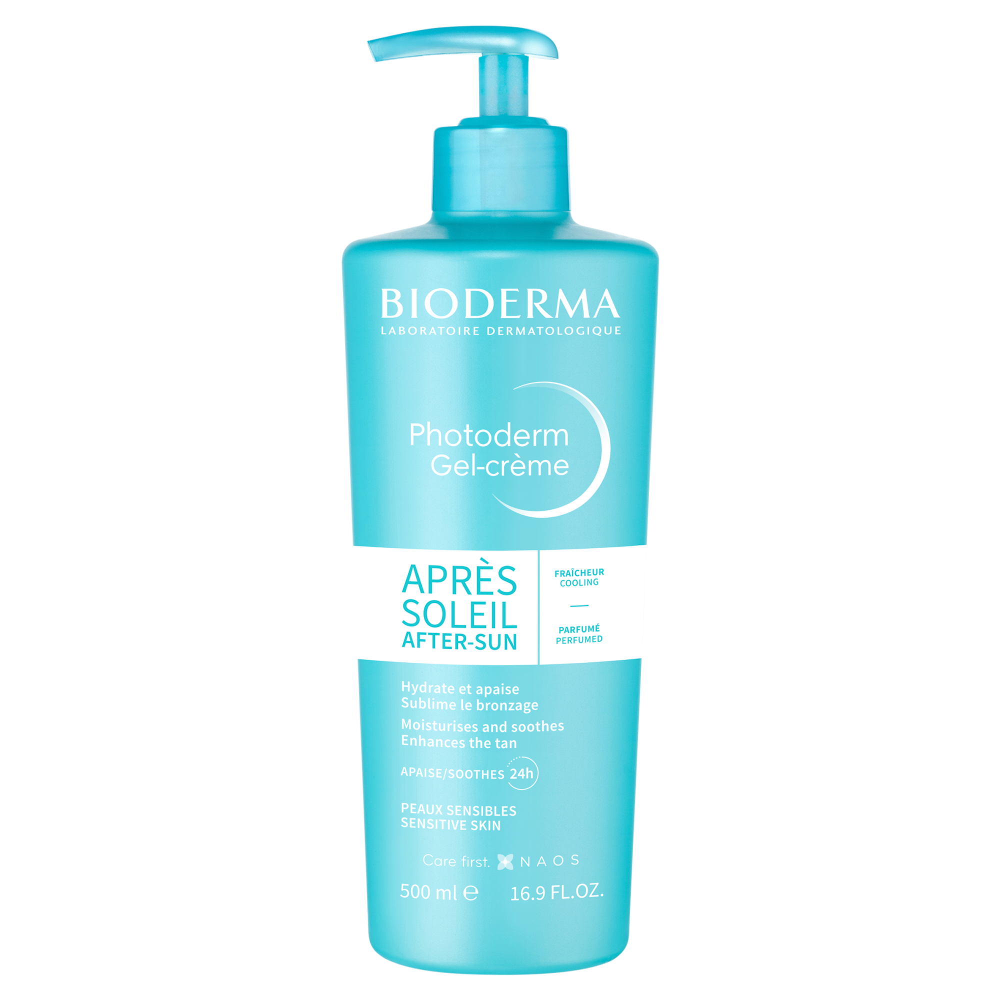 Bioderma Photoderm Gel-Creme Apres-Soleil Fraicheur Łagodzący Żel-Krem przedłużający opaleniznę, 500 ml cena, opinie, skład zdjęcie