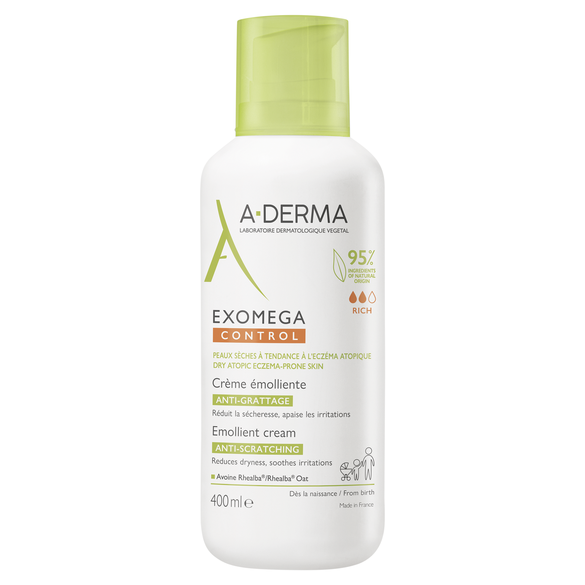 Aderma Exomega Control, krem emolient, 400 ml zdjęcie