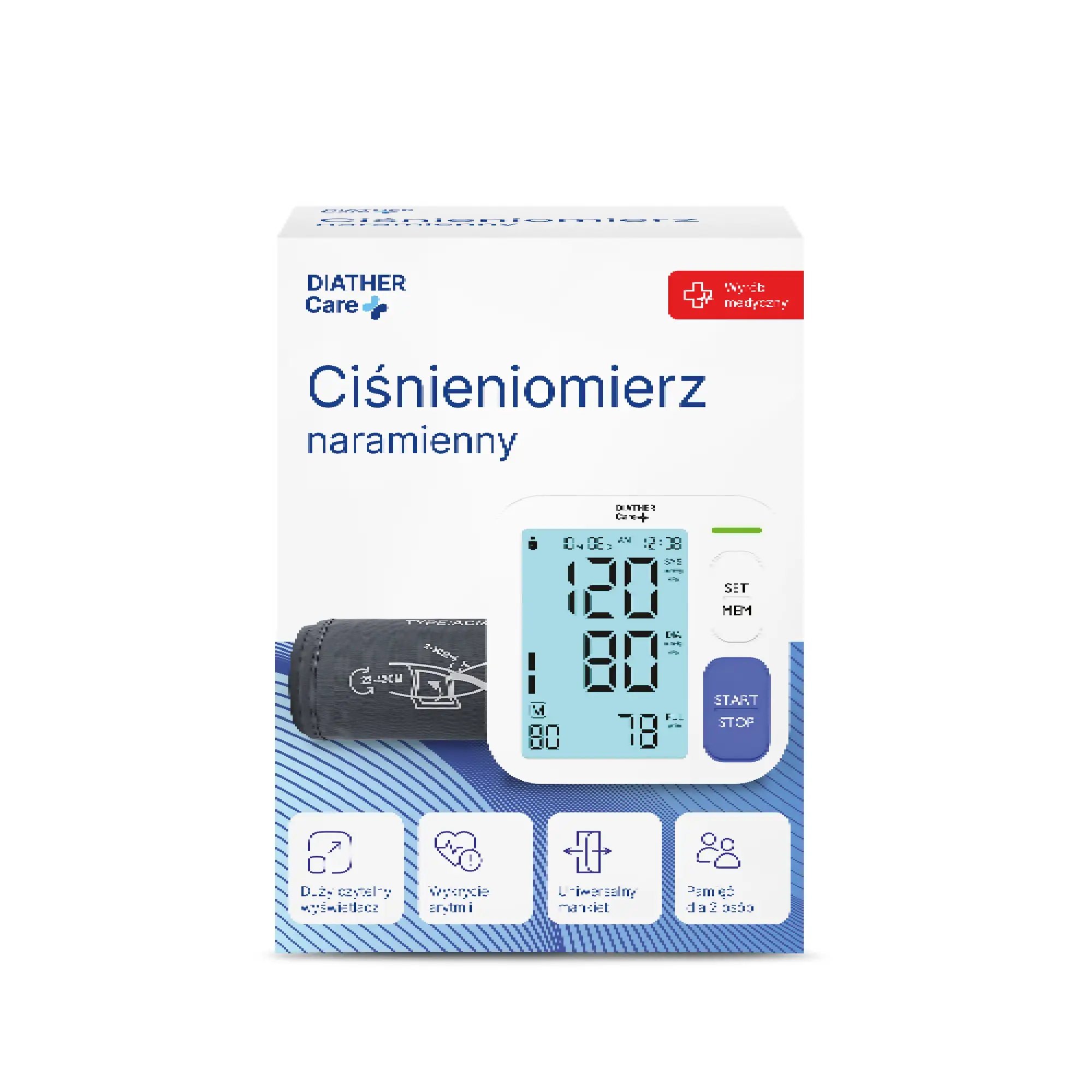 Ciśnieniomierz Diather Care, 1 sztuka zdjęcie