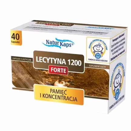 Naturkaps Lecytyna 1200 Forte 40 kapsułek zdjęcie