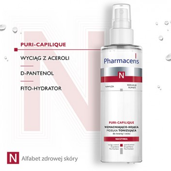 Pharmaceris N Puri-Capilique, tonik-mgiełka wzmacniający naczynka, 200 ml