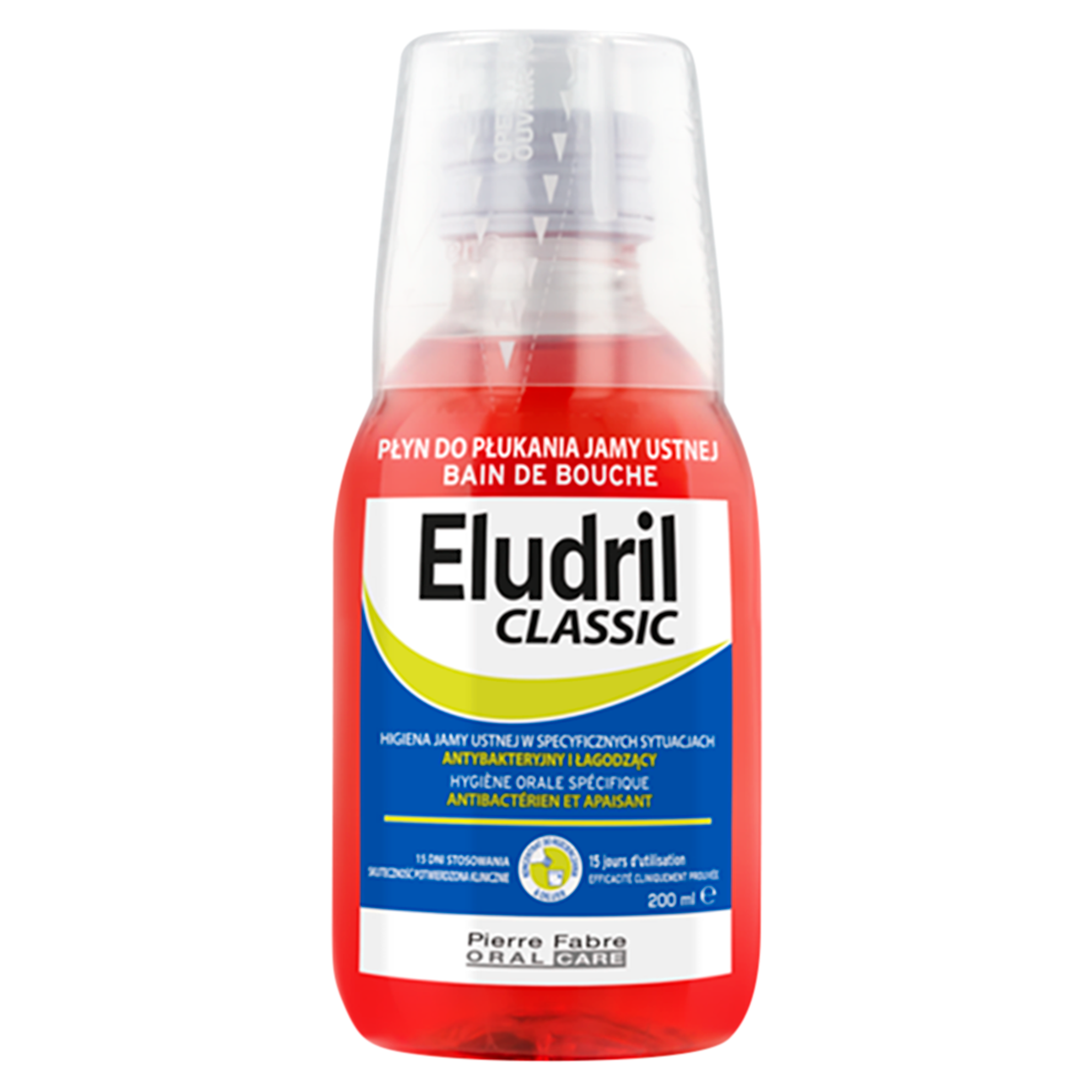 Eludril Classic płyn do płukania jamy ustnej 200 ml zdjęcie