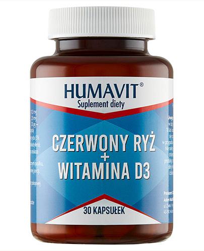 HUMAVIT Czerwony ryż + Witamina D3, 30 kaps., cena, opinie, właściwości zdjęcie