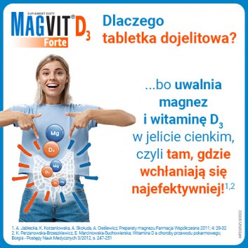 Magvit Forte D3 50 tabletek dojelitowych