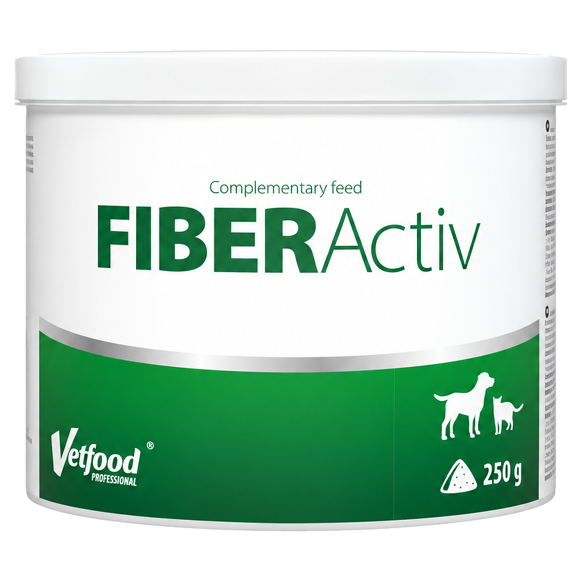 Vetfood Fiber Activ Karma uzupełniająca dla psów i kotów, 250 g
