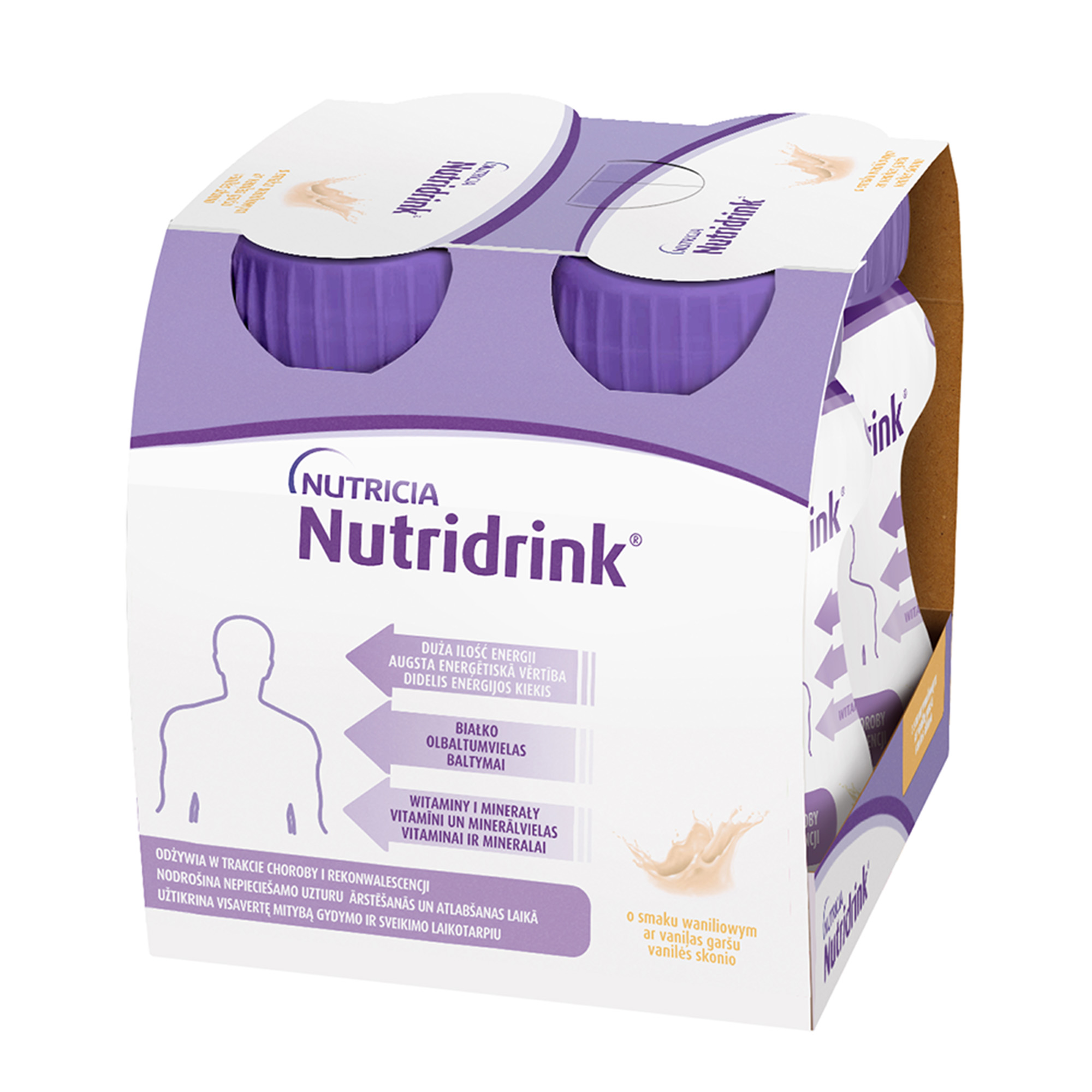Nutridrink, o smaku waniliowym, 4 x 125 ml zdjęcie