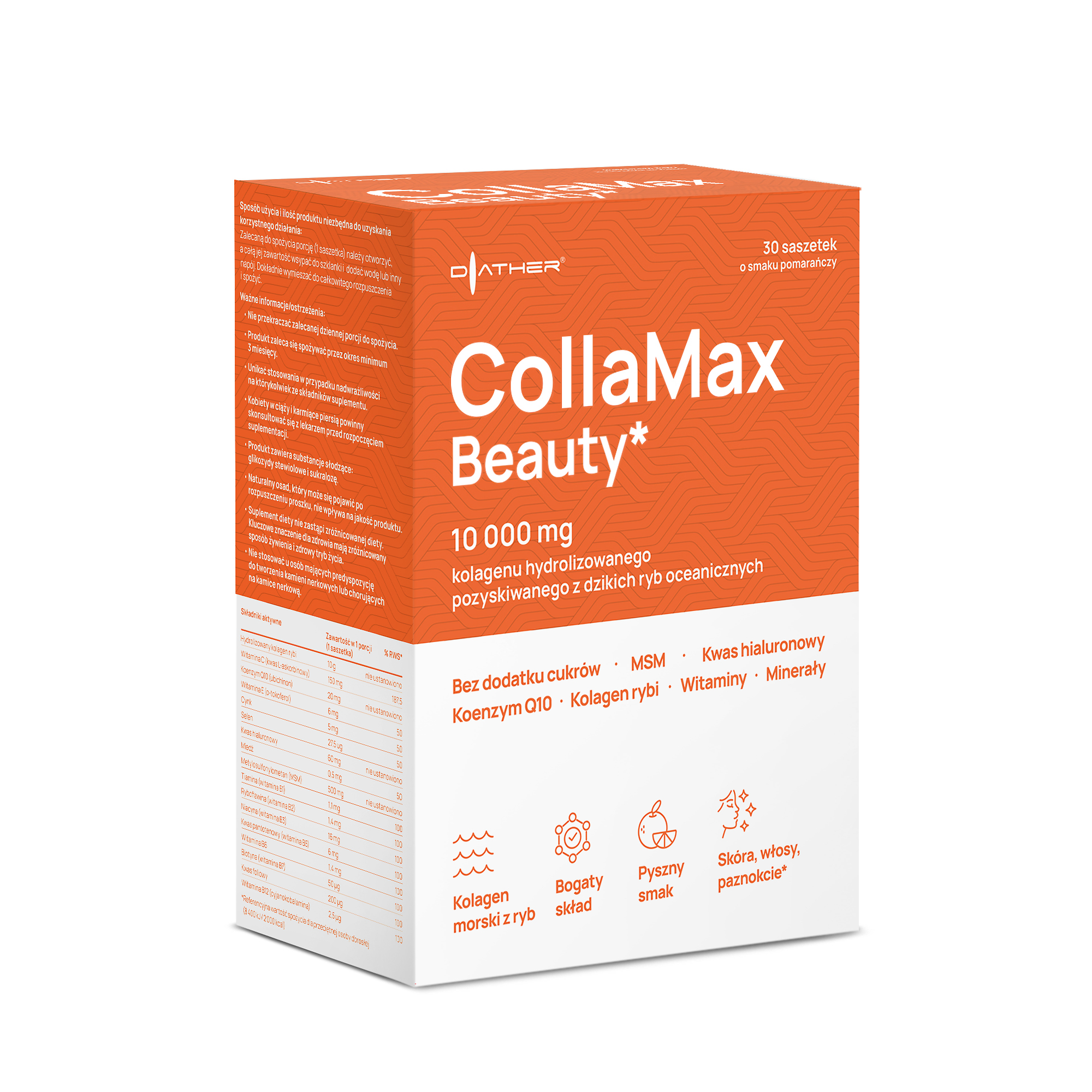 CollaMax kolagen beauty, saszetki, 30 sztuk