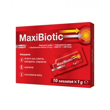 MAXIBIOTIC Maść, 10 saszetek