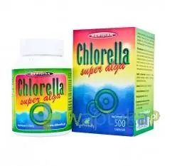 Chlorella algi prasowane 500 tabletek zdjęcie