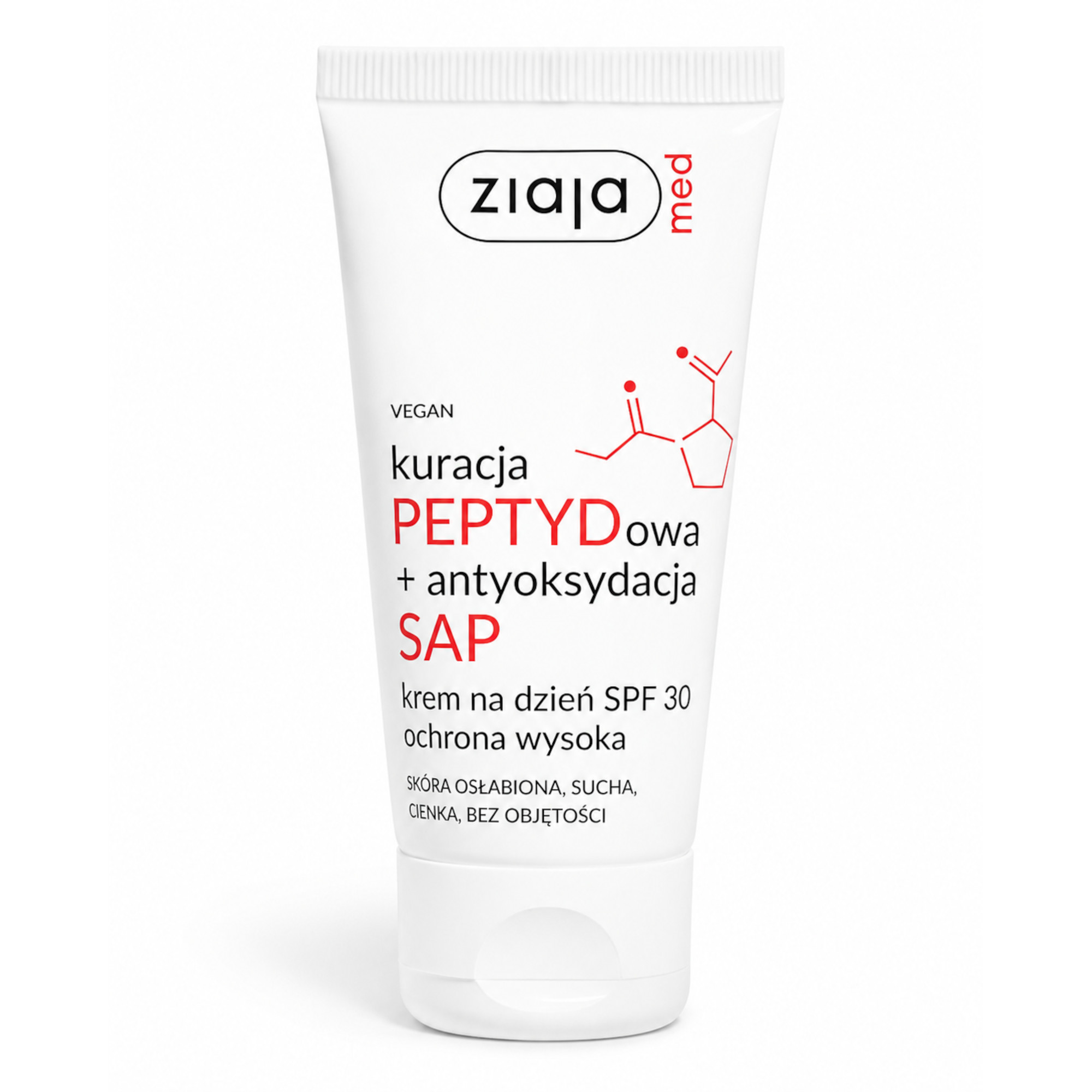 Ziaja Med Kuracja Peptydowa, krem na dzień SPF 30, 50 ml zdjęcie