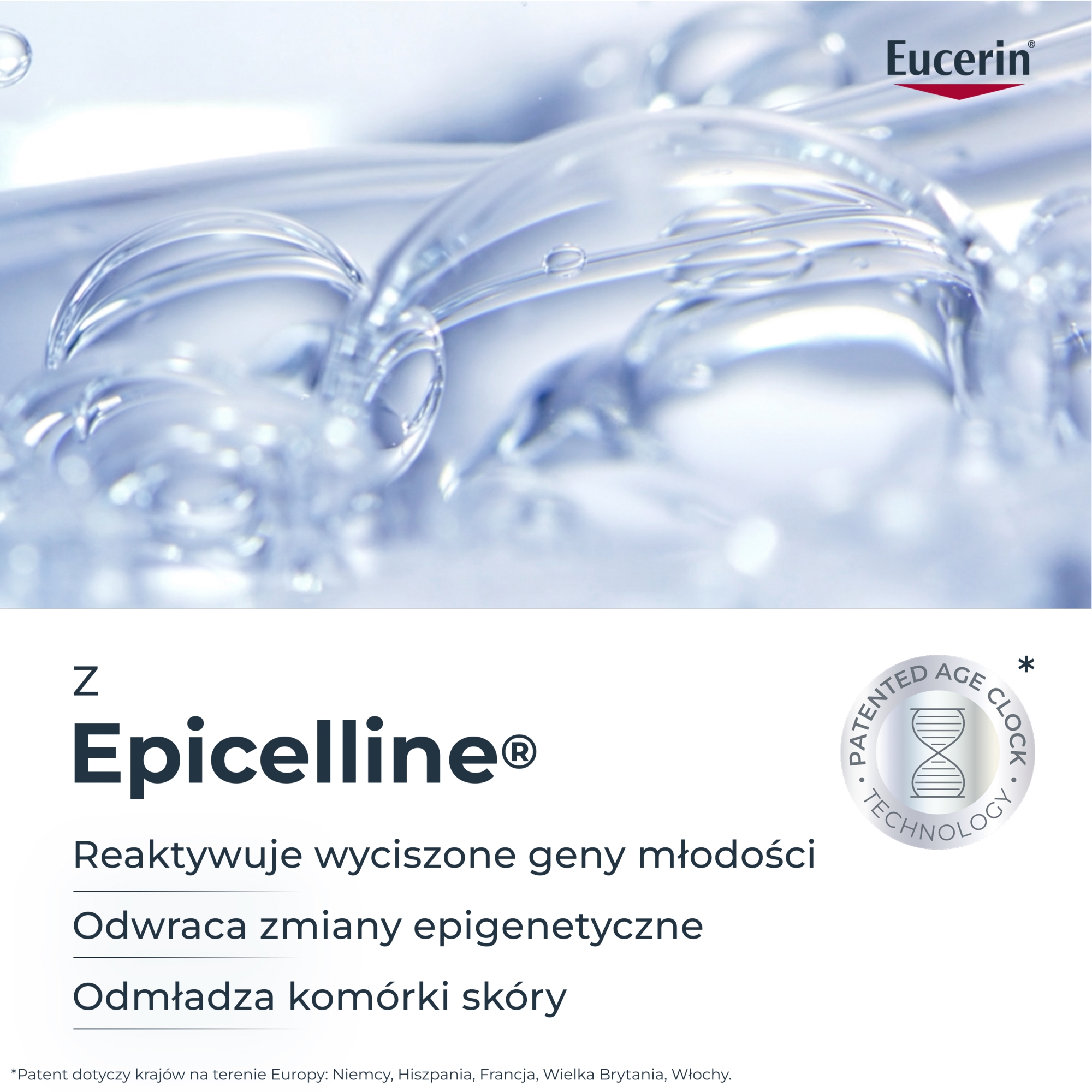 Eucerin Hyaluron-Filler Serum przeciwzmarszczkowe Epigenetic z Epicelline, 30 ml