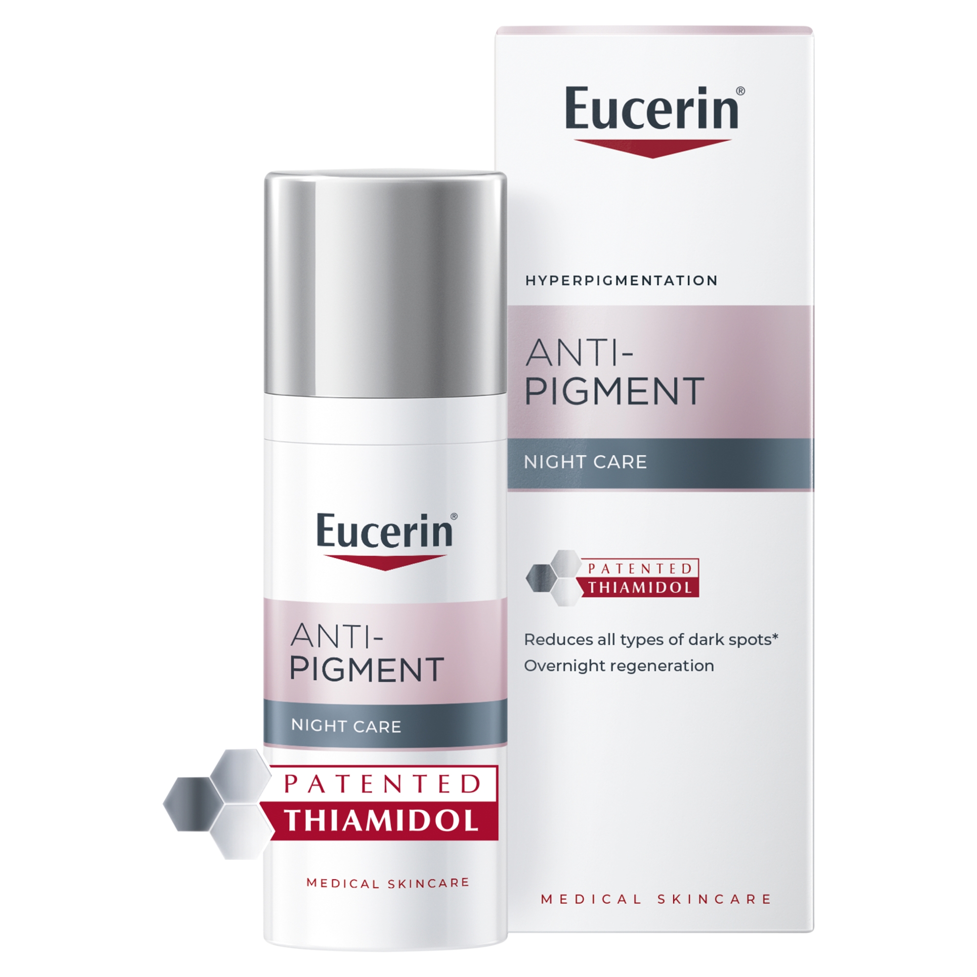 Eucerin, Anti-Pigment, krem na noc z Thiamidolem, przeciw przebarwieniom, 50 ml